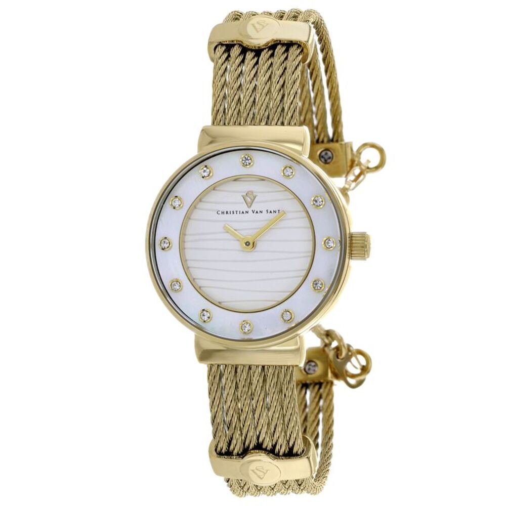 Christian Van Sant Women's Cavo Silver Dial Watch - CV1299